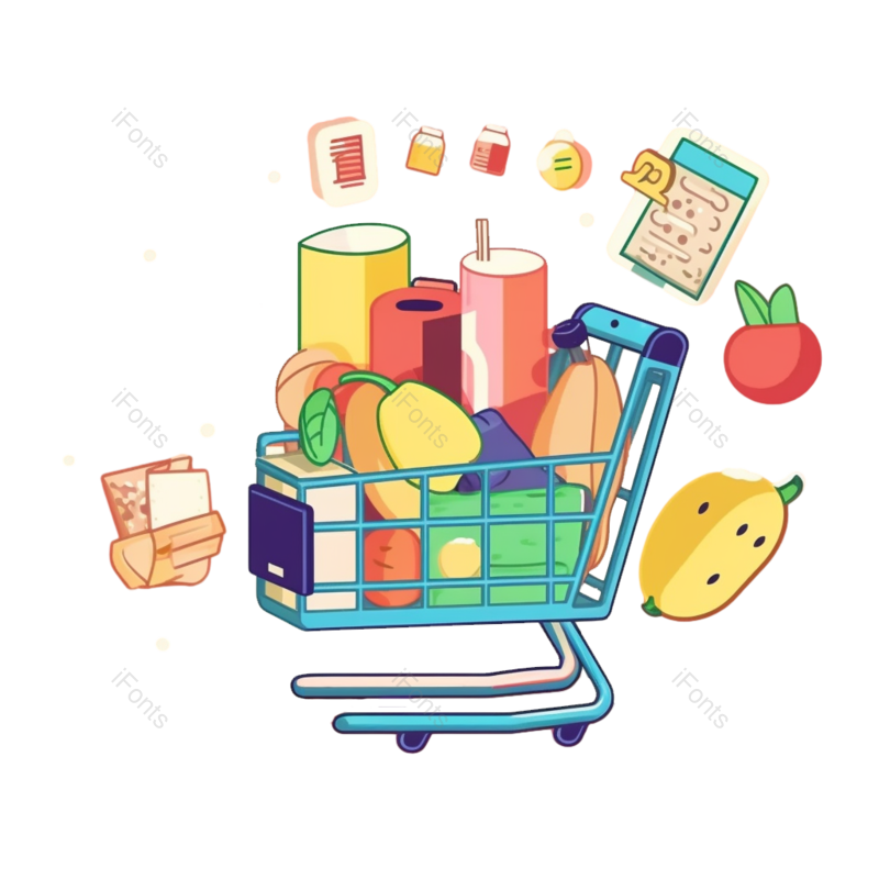 饼干图片,装饰元素,科技PNG,健康食物免抠素材